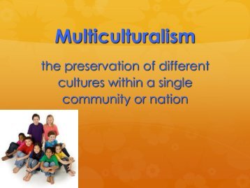 Effects of Multiculturalism