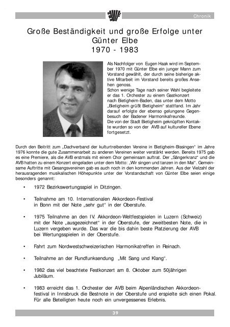 AVB-Festzeitschrift - Akkordeonvereinigung Bietigheim e.V.