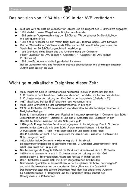 AVB-Festzeitschrift - Akkordeonvereinigung Bietigheim e.V.