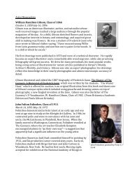 Artist Biographies William Hamilton Gibson, Class of ... - The Gunnery