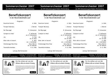 Sommerorchester 2007 - Akkordeonjugend Baden-Württemberg