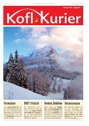 Koflkurier - in Tristach