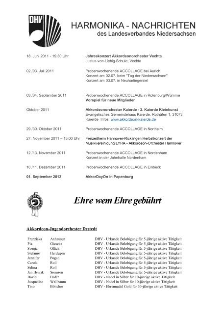 Einladung - DHV-Niedersachsen