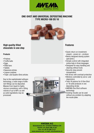 Datasheet (english) - awema ag