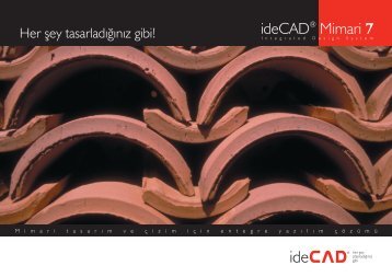 Her şey tasarladığınız gibi! - ideCAD