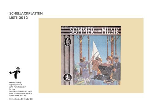 klassik - gesang/ classic music - Record Collectors