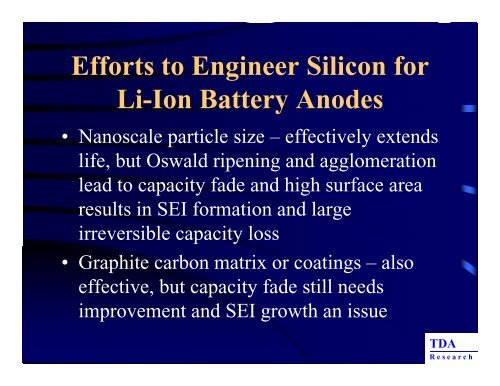 C/Si Composite Anodes for Advanced Lithium Ion Batteries