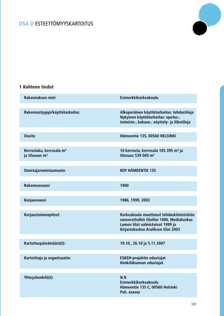 rakennetun ympÃ¤ristÃ¶n esteettÃ¶myyskartoitus - Invalidiliitto.fi