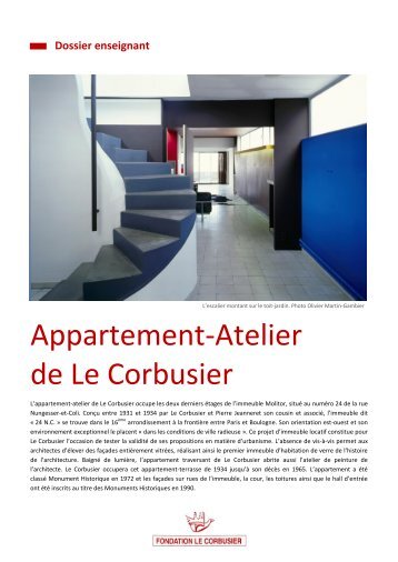 Appartement-Atelier de Le Corbusier - (CAUE75) Paris