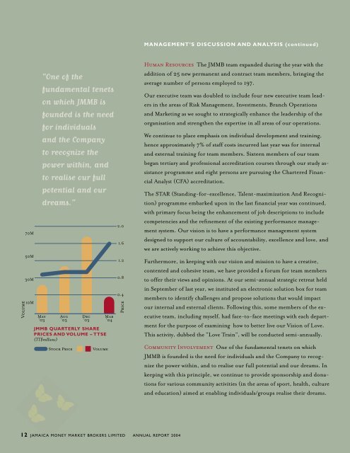 2 jamaica money market brokers limited annual report ... - Jmmb.com