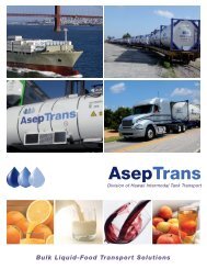Bulk Liquid-Food Transport Solutions - Dairy Foods Magazine