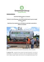 Greenheart blijft investeren in Suriname ... - Greenheart Group