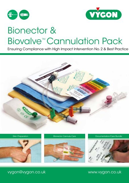 Bionector & Biovalve Cannulation Pack (1MB) - Vygon (UK)