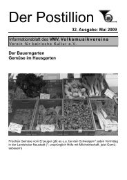 Seite 2 Der Postillion Mai 2009 - VMV Landshut