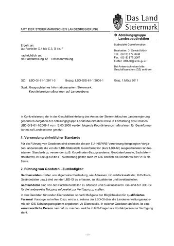 amt der steiermärkischen landesregierung - GIS-Steiermark