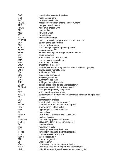 review of literature on clinical pancreatology - The Pancreapedia