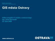 GIS mÄsta Ostravy - Egovernment