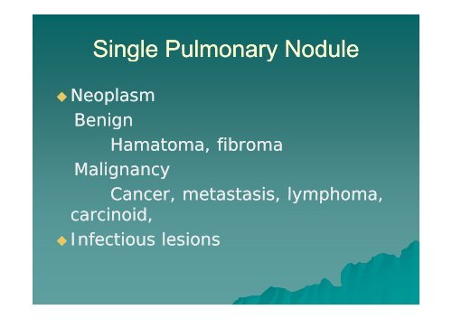 Role of PET Role of PET-CT in Pulmonary Malignancy