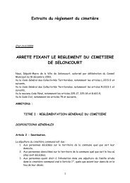 extrait_ARRETE REGLEMENT.02-04 - Mairie de Seloncourt