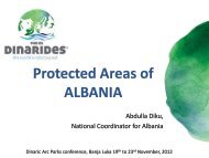 Albania - Dinaric Arc parks