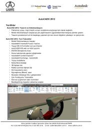 AutoCAD® 2012 Yenilikler - Cadbim