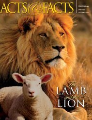 LAMB LION - Institute for Creation Research