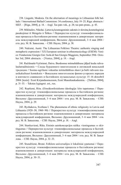 tautosakos darbai xxxii - Lietuvių literatūros ir tautosakos institutas