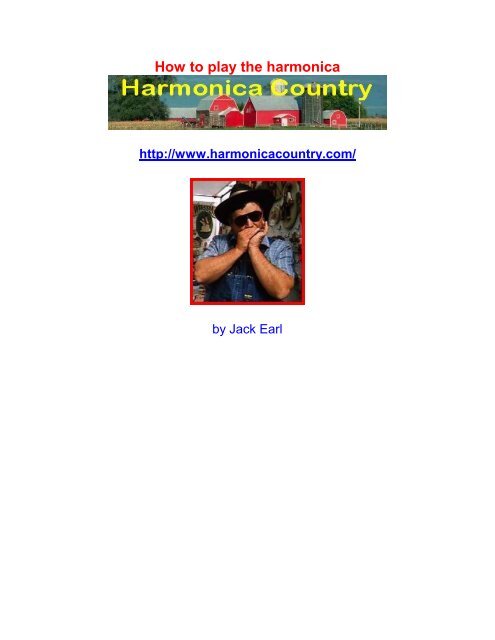How to play the harmonica - Harmonica Country