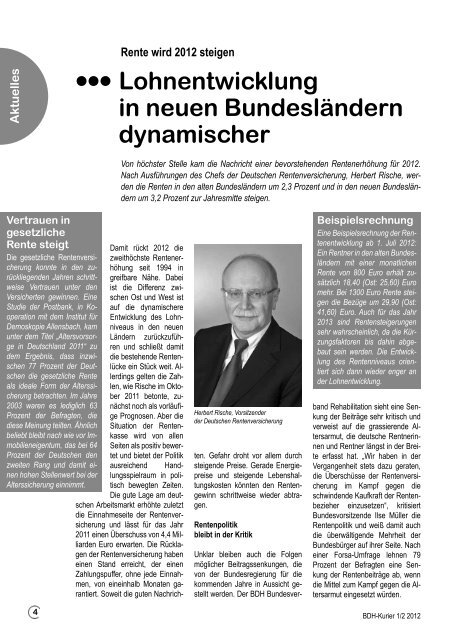 Ausgabe 1/2 2012 - BDH