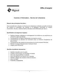 Offre d'emploi - COMBEQ