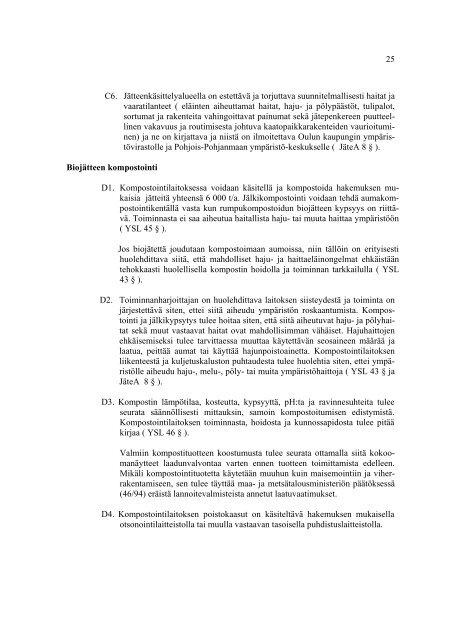 1. Ruskon jätekeskuksen ympäristölupa (pdf) - Oulu