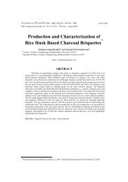 Production and Characterization of Rice Husk Based Charcoal ...