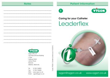 Leaderflex Patient Information (500KB) - Vygon (UK)