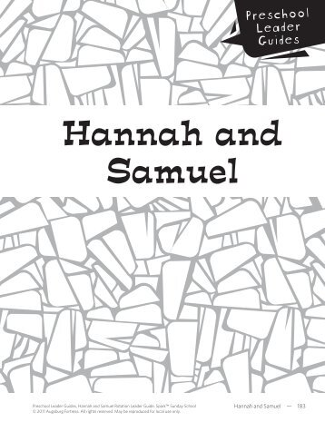 Hannah and Samuel