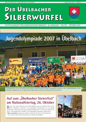 Liebe Übelbacher! - Marktgemeinde Übelbach