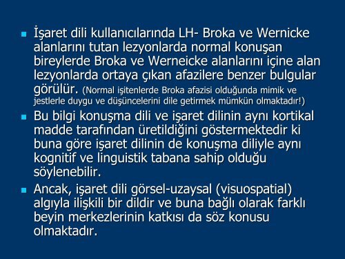 3. TÄ°D nedir, iÅaret dillerinin nÃ¶robiyolojisi