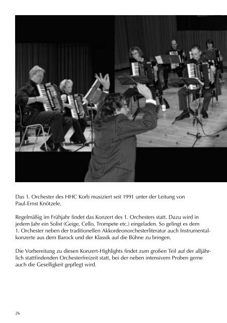75 1932 – 2007 Jahre Handharmonika-Club Korb e. V. - HHC Korb eV
