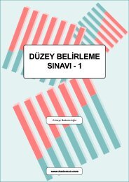 DÃ¼zey Belirleme SÄ±navÄ± 1 - Bademci