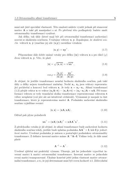 MatematickÃ© zÃ¡klady poÄÃ­taÄovÃ© grafiky - Barborka - VysokÃ¡ Å¡kola ...