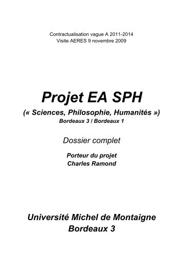 Projet EA SPH - de Charles Ramond