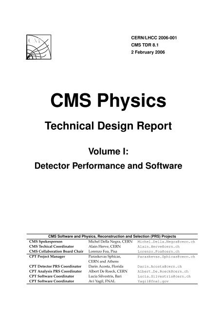 CMS TDR - HEP Server - Infn