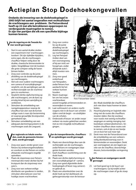 Actieplan - Fietsersbond Amsterdam