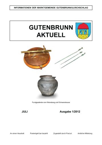 GUTENBRUNN AKTUELL - Marktgemeinde Gutenbrunn