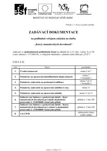 1.0 Zadavaci dokumentace.pdf - VeterinÃ¡rnÃ­ a farmaceutickÃ¡ ...