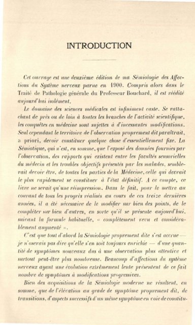 Dejerine, J. Semiologie des affections du systÃ¨me nerveux. ParÃ­s