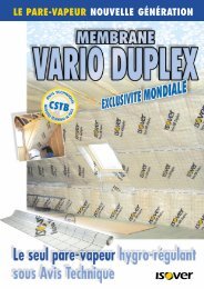 La membrane VARIO DUPLEX - Isover