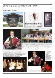 Inzell 2011: Harmonika-WM - Harmonikaverband