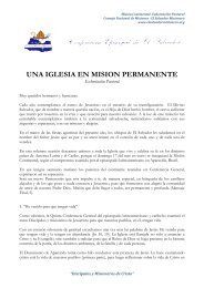 Mision continental-exhortacion pastoral.pdf - El Salvador Misionero