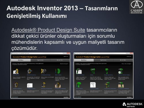 Autodesk Inventor 2013 Yenilikler - Cadbim