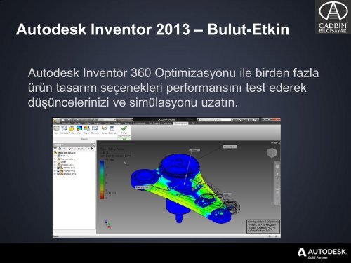 Autodesk Inventor 2013 Yenilikler - Cadbim